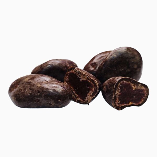 Bombón de Fresa y Chocolate Negro