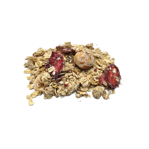Granola Chocolate Blanco, Fresas, Almendras y Nueces de Madamia - SIN GLUTEN