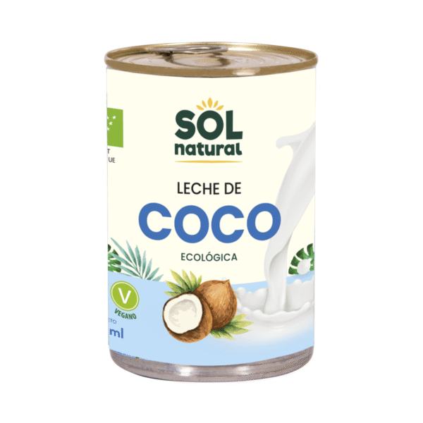 Leche de Coco para cocinar BIO 400ml Sol Natural