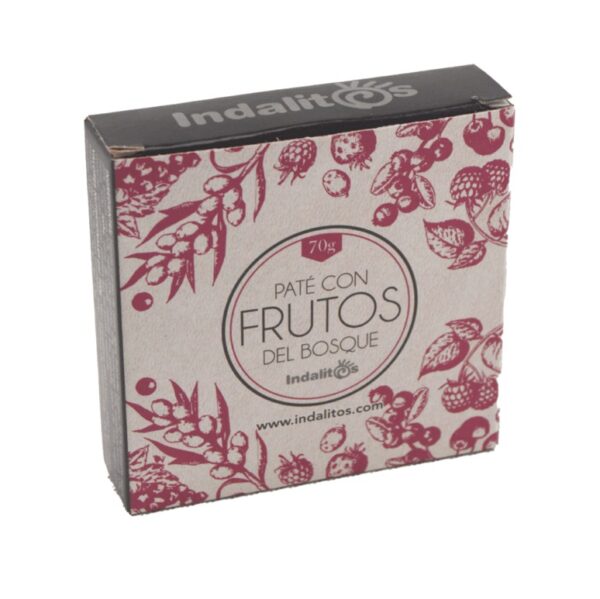 Paté con Frutos del Bosque - 70 gr. - INDALITOS