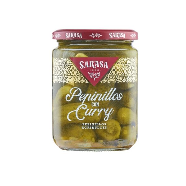 Pepinillos al Curry - 190 gr. - SARASA