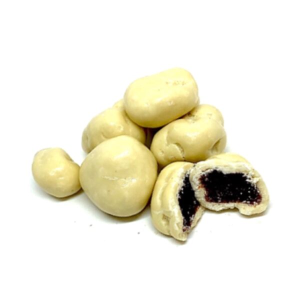 Bombón de Fresa y Chocolate Blanco