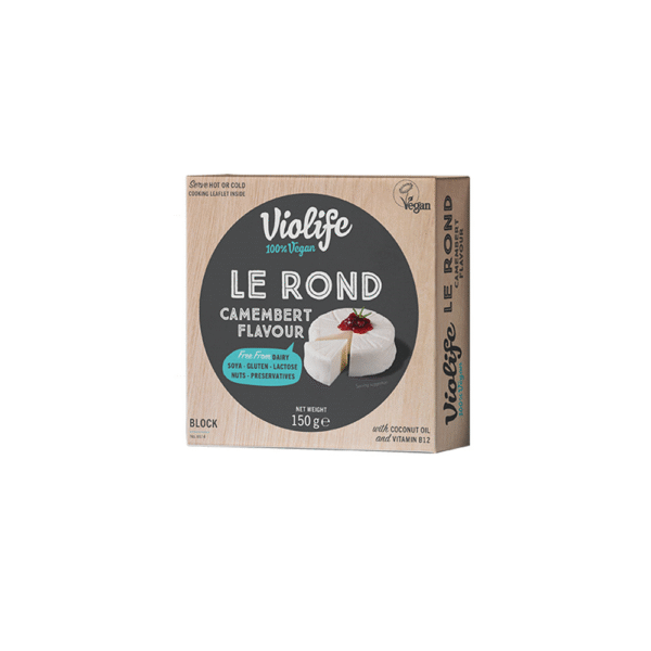 Queso en Bloque Estilo Camembert Vegano - 150 gr- VIOLIFE - BIO