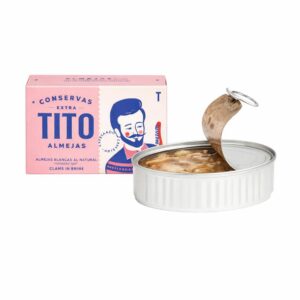 Almejas Blancas al Natural - 25/35 pz. - 120 ml.- TITO