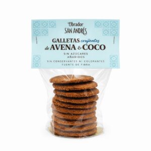 Galleta de Avena y Coco Sin Azúcar - 150 gr. - OBRADOR SAN ANDRES